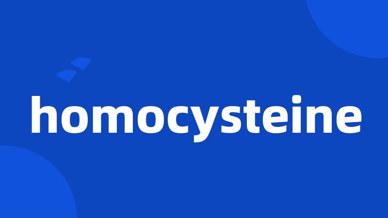 homocysteine