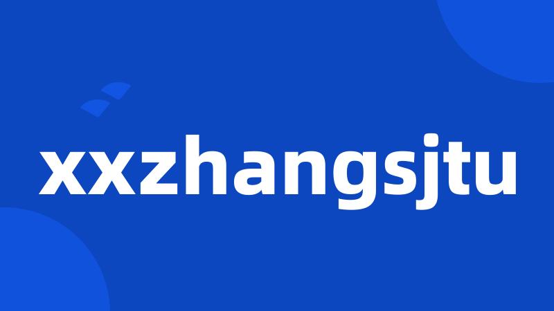 xxzhangsjtu