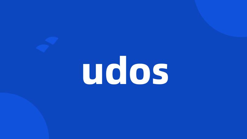 udos