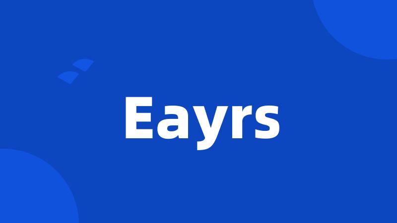 Eayrs