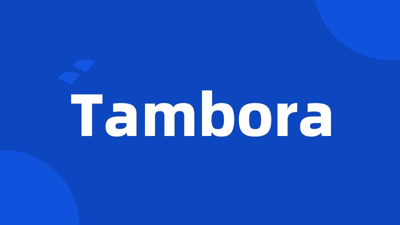 Tambora