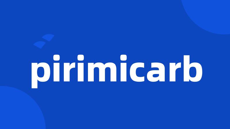 pirimicarb