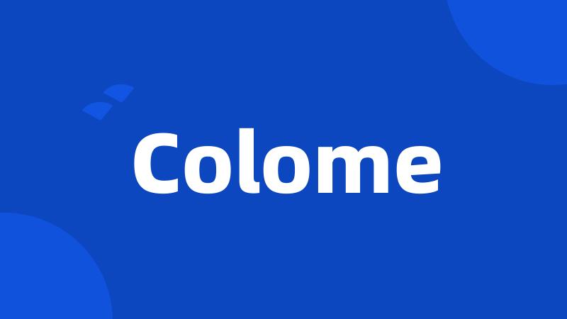 Colome