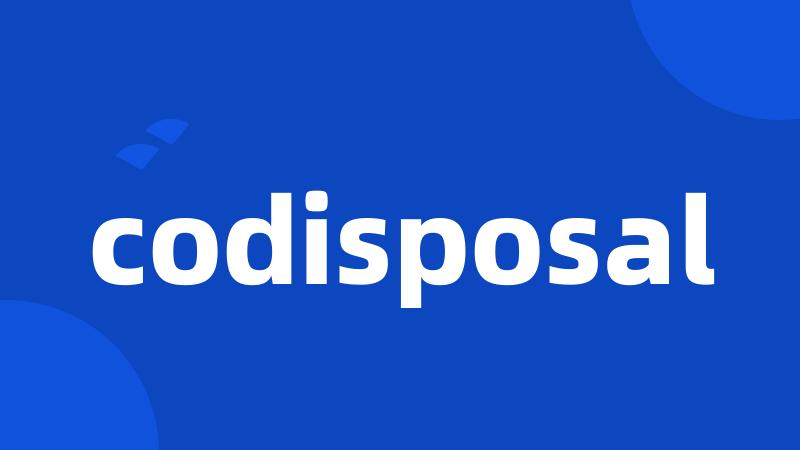 codisposal