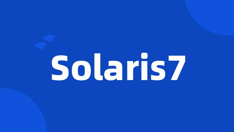 Solaris7