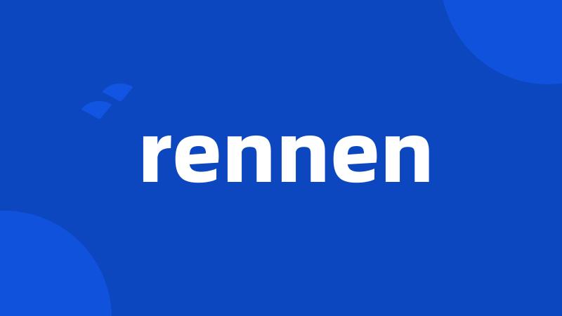 rennen