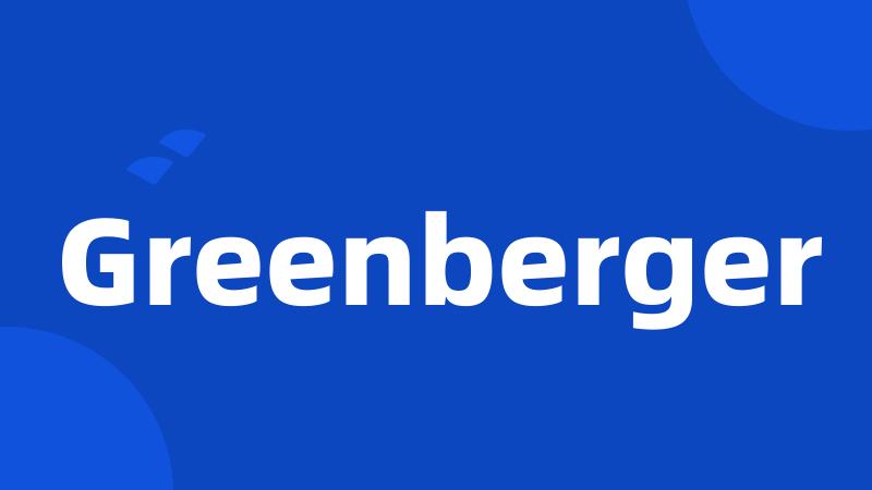 Greenberger