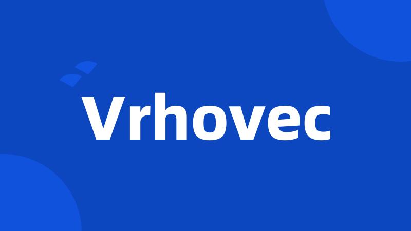 Vrhovec