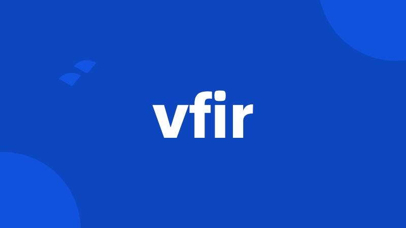 vfir