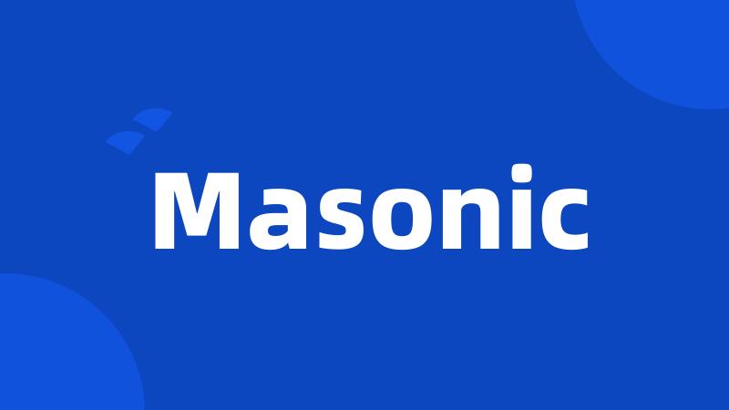 Masonic