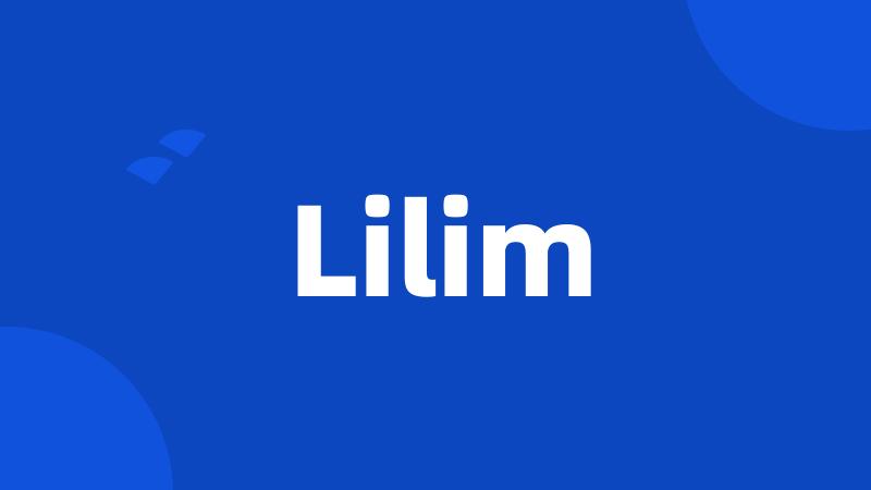 Lilim