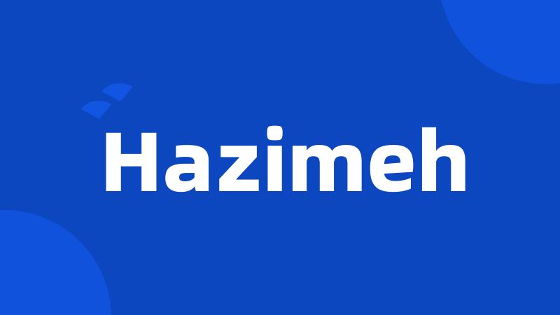 Hazimeh