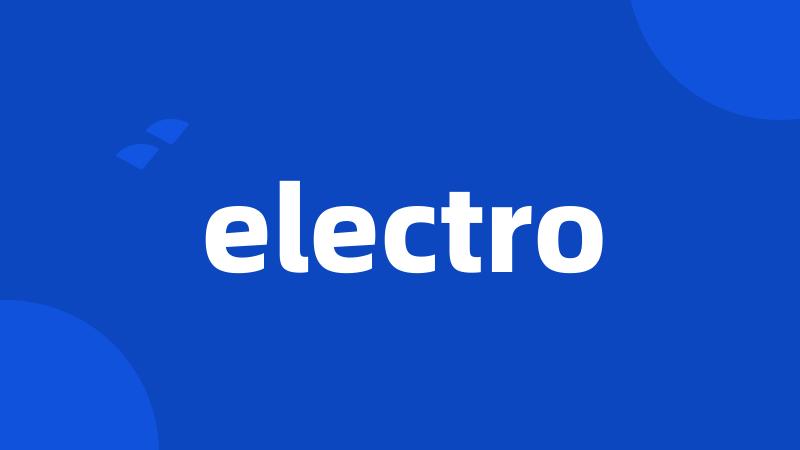 electro