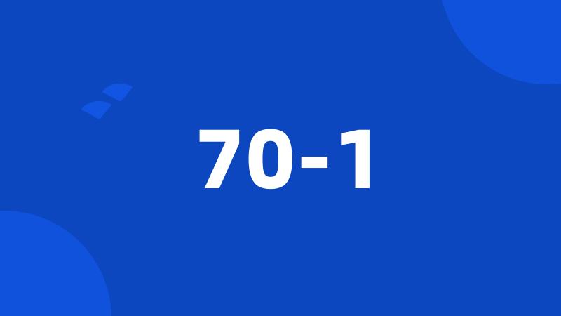 70-1