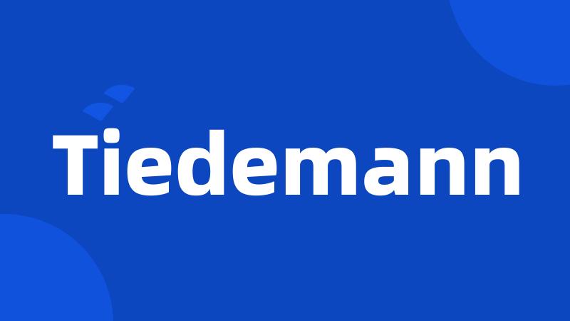 Tiedemann