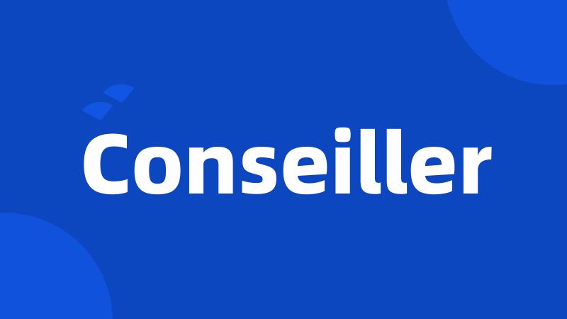 Conseiller