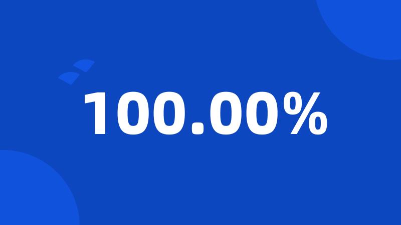 100.00%