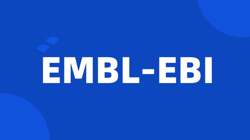 EMBL-EBI