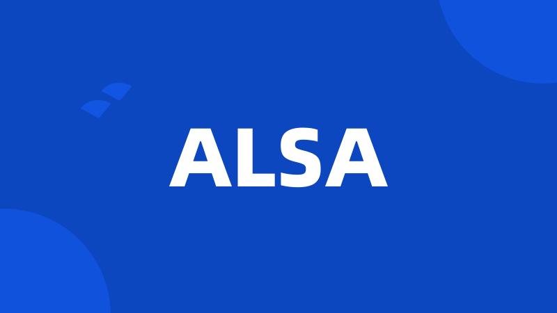 ALSA