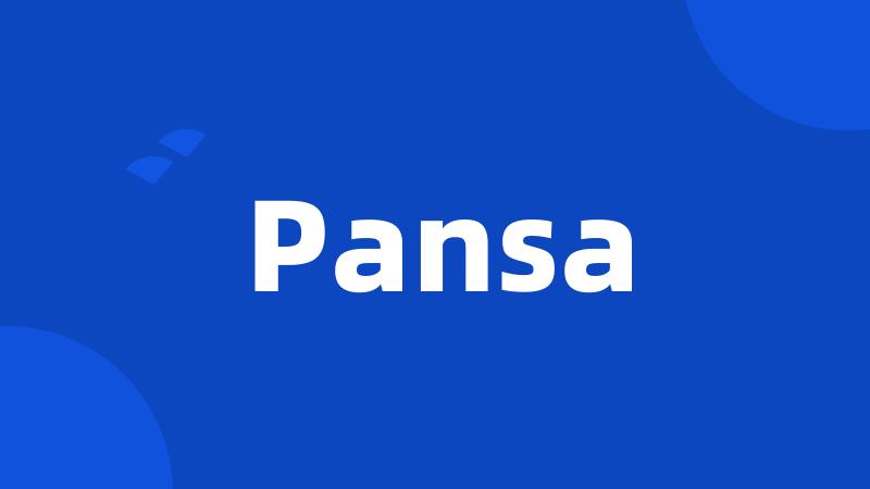 Pansa