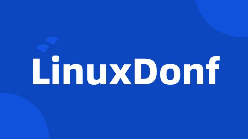 LinuxDonf