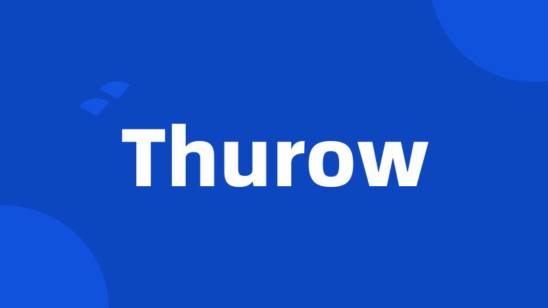 Thurow