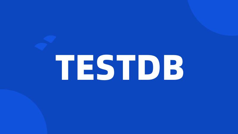 TESTDB