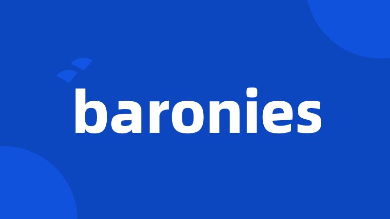 baronies