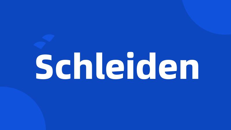 Schleiden