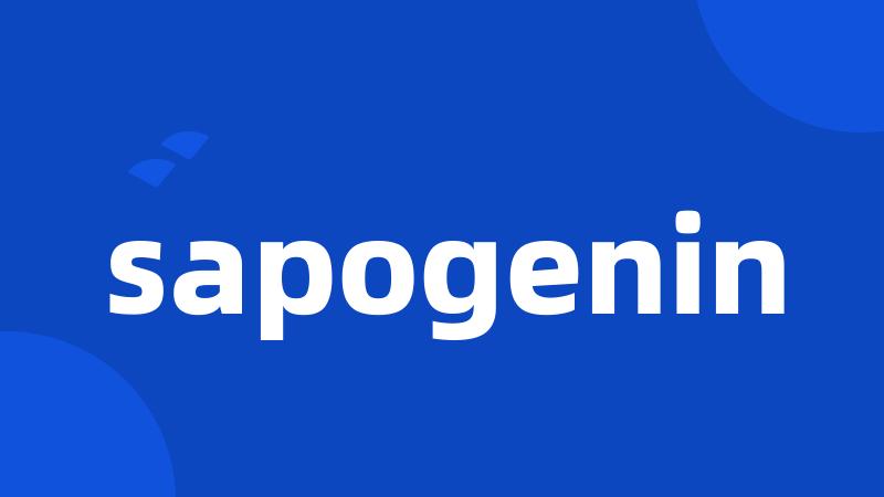 sapogenin