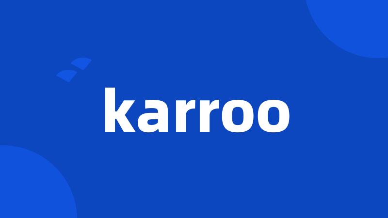 karroo