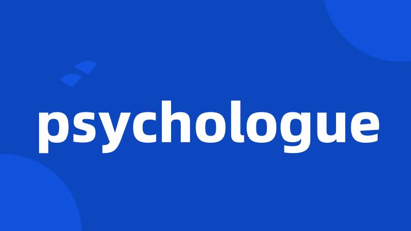 psychologue