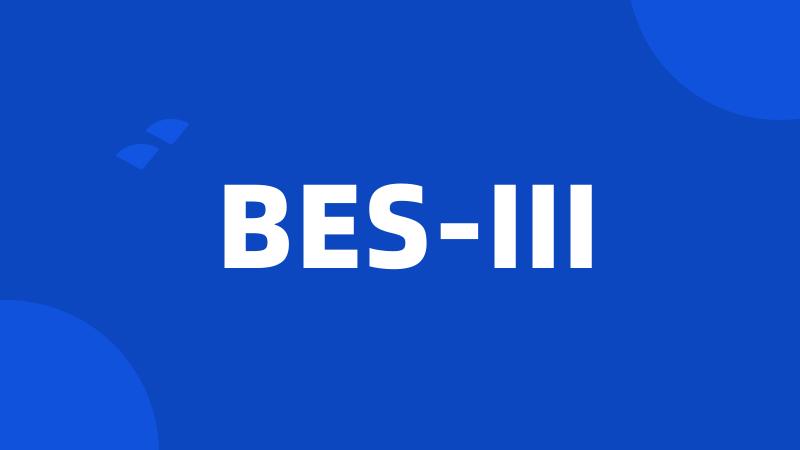 BES-III