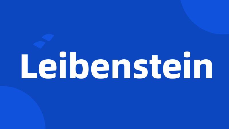 Leibenstein