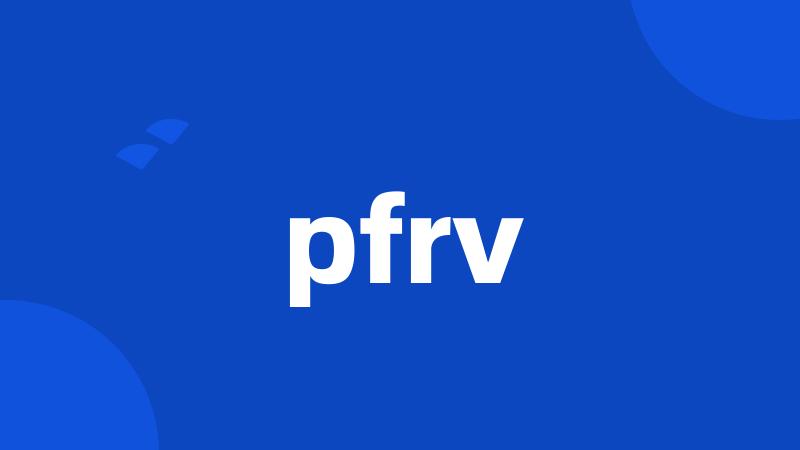 pfrv