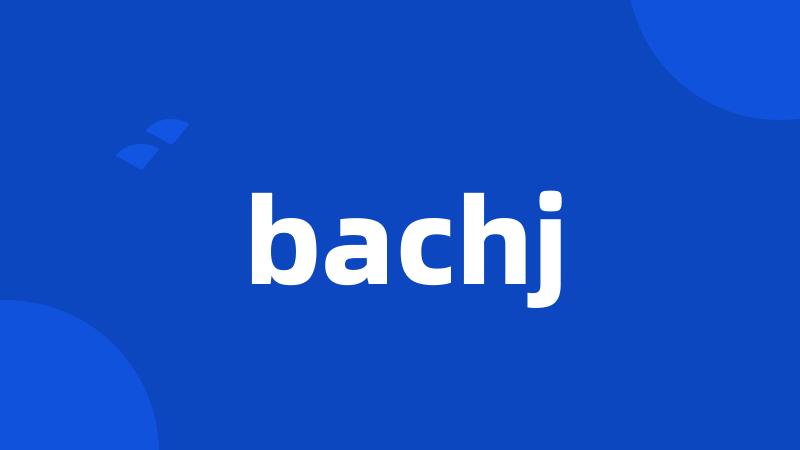 bachj