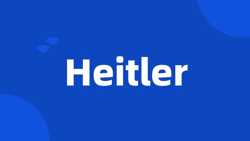 Heitler