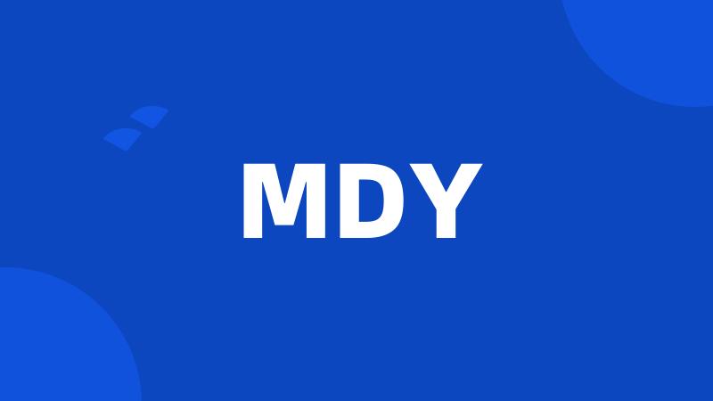 MDY