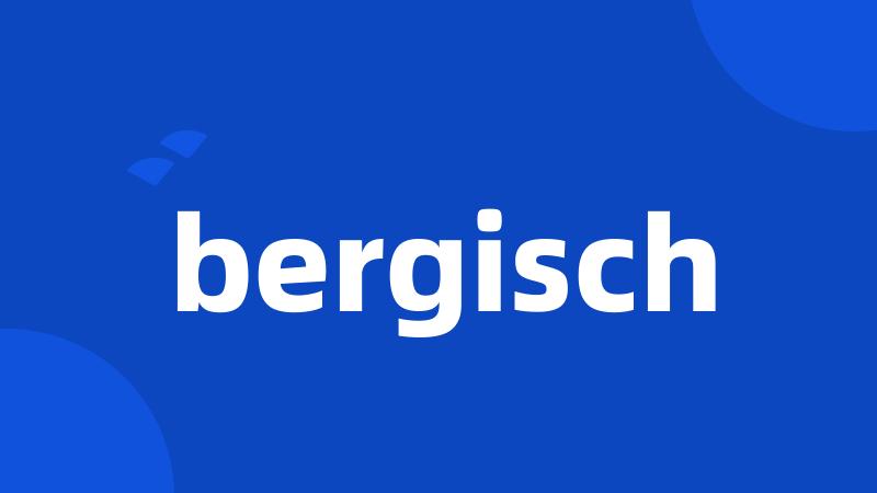 bergisch