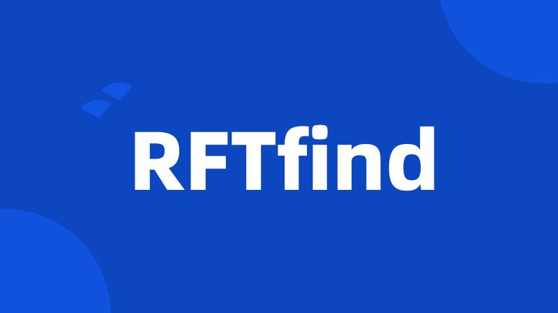 RFTfind