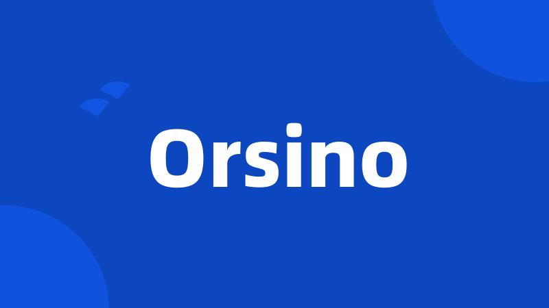 Orsino