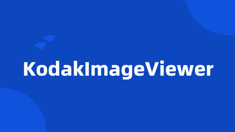 KodakImageViewer