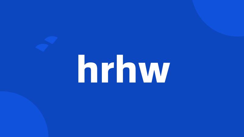 hrhw