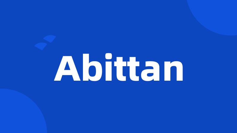 Abittan