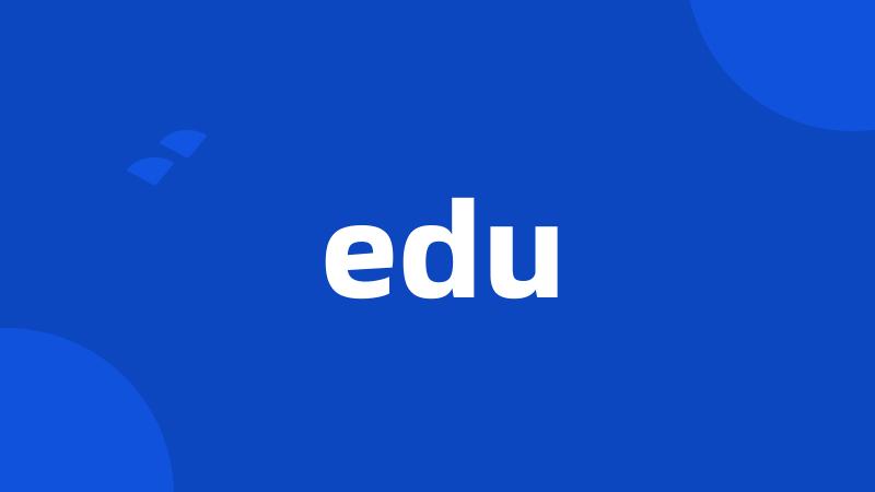 edu