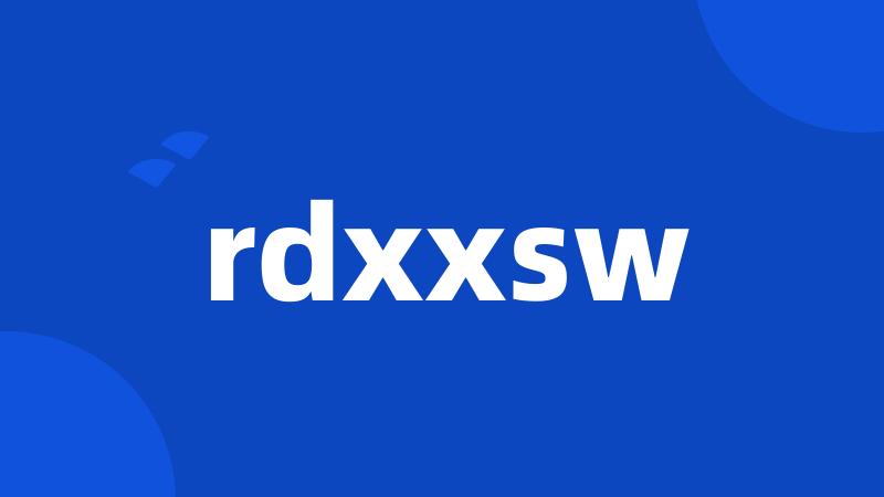 rdxxsw