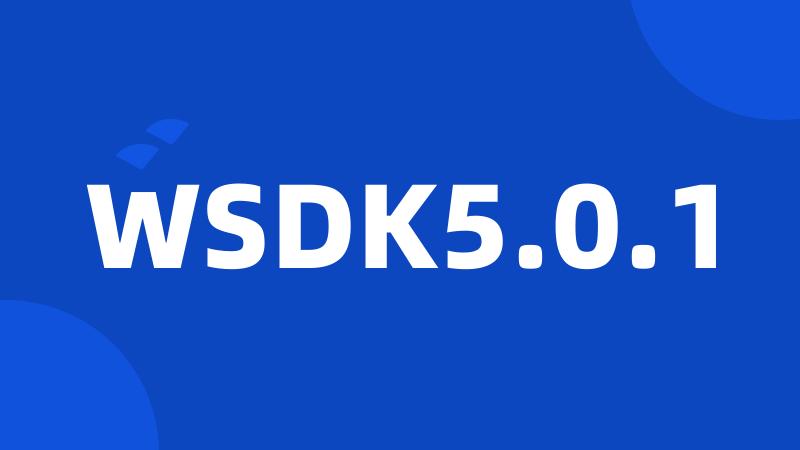 WSDK5.0.1