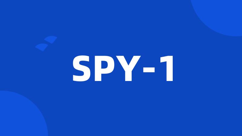 SPY-1