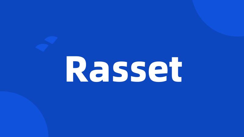 Rasset