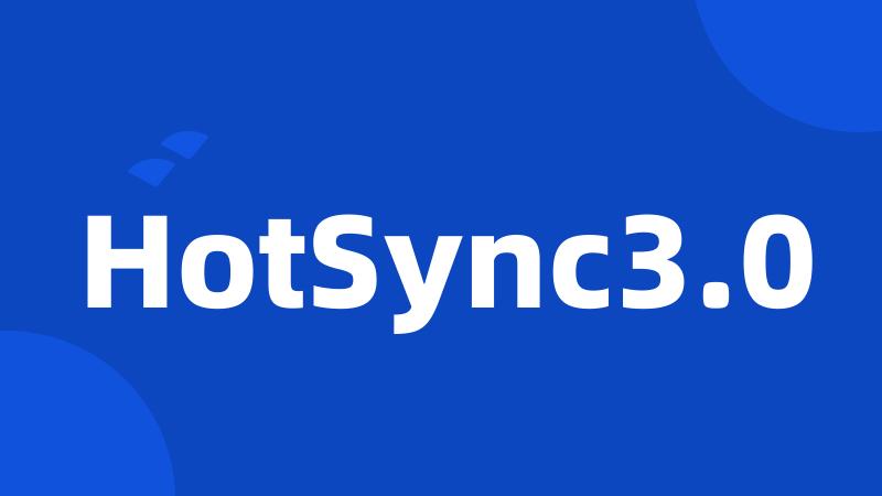 HotSync3.0